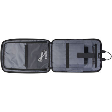 Рюкзак для ноутбука Rise 15,6 дюйма GRS из переработанного материала, цвет черный - 12069790- Фото №5