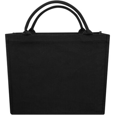Велика сумка для книжок Aware™ щільністю 500 г/м² з переробленого матеріалу, колір чорний - 12071190- Фото №3