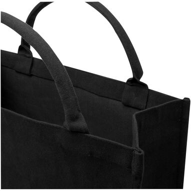 Велика сумка для книжок Aware™ щільністю 500 г/м² з переробленого матеріалу, колір чорний - 12071190- Фото №4