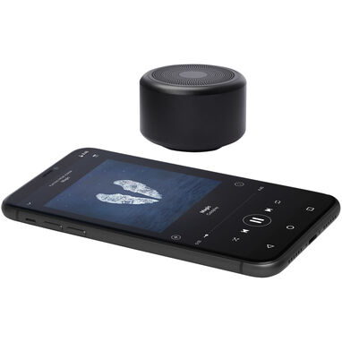 Мини-динамик Bluetooth® Rise 3W RCS из переработанного алюминия, цвет черный - 12435390- Фото №6