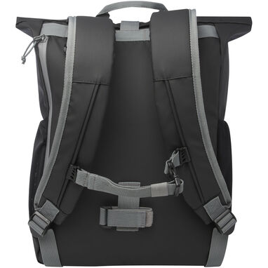 Водонепроницаемая велосипедная сумка Aqua 15 дюймов GRS объемом 20 л из переработанного материала, цвет черный - 13005090- Фото №3