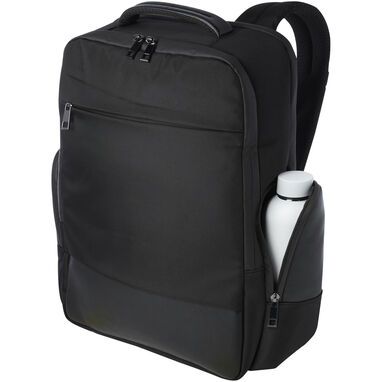 Рюкзак для ноутбука Expedition Pro с экраном 15,6 дюйма GRS, 25 л, из переработанного материала, цвет черный - 13005690- Фото №4