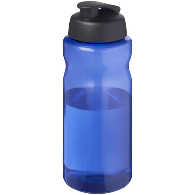 H2O Active® Eco Big Base спортивная бутылка с откидной крышкой объемом 1 литр, цвет синий, черный - 21017896- Фото №1