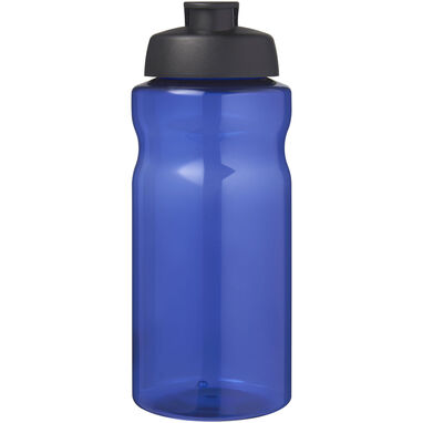 H2O Active® Eco Big Base спортивная бутылка с откидной крышкой объемом 1 литр, цвет синий, черный - 21017896- Фото №2