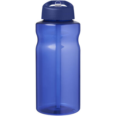 H2O Active® Eco Big Base спортивная бутылка с крышкой и носиком объемом 1 литр, цвет синий - 21017952- Фото №2
