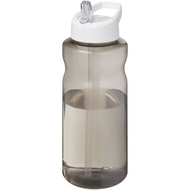H2O Active® Eco Big Base спортивная бутылка с крышкой и носиком объемом 1 литр, цвет белый - 21017991- Фото №1