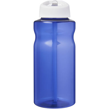 H2O Active® Eco Big Base спортивная бутылка с крышкой и носиком объемом 1 литр, цвет синий, белый - 21017992- Фото №2