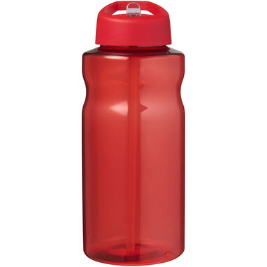 H2O Active® Eco Big Base спортивная бутылка с крышкой и носиком объемом 1 литр, цвет красный - 21017993- Фото №2