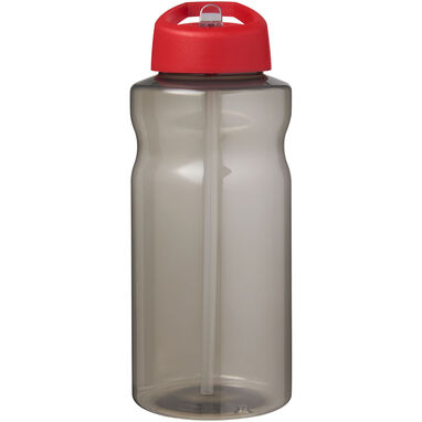 H2O Active® Eco Big Base спортивная бутылка с крышкой и носиком объемом 1 литр, цвет красный - 21017994- Фото №2