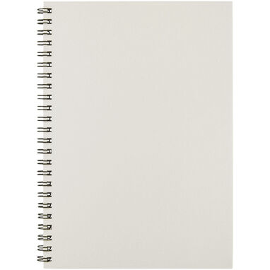 Кольоровий блокнот на спіралі Desk-Mate® A5, колір білий - 21018702- Фото №2