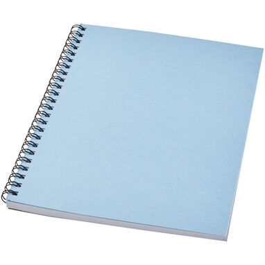 Блокнот Desk-Mate® A5 цветной на спирали, цвет синий - 21018750- Фото №1