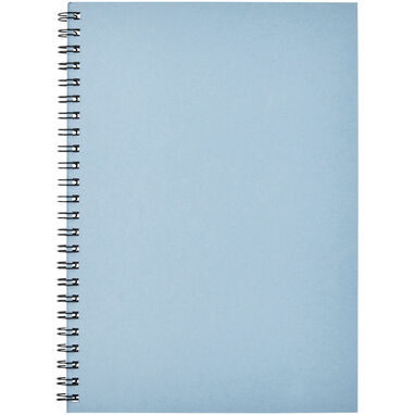 Кольоровий блокнот на спіралі Desk-Mate® A7, колір синій - 21018750- Фото №2