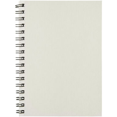 Кольоровий блокнот на спіралі Desk-Mate® A6, колір білий - 21018802- Фото №2