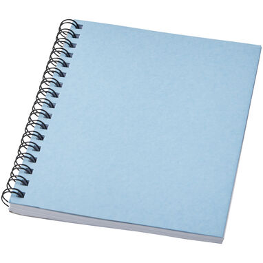 Кольоровий блокнот на спіралі Desk-Mate® A8, колір синій - 21018850- Фото №1