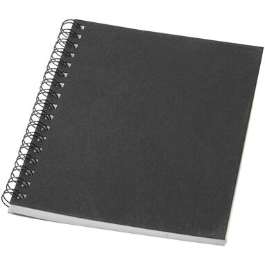 Кольоровий блокнот на спіралі Desk-Mate® A11, колір чорний - 21018890- Фото №1