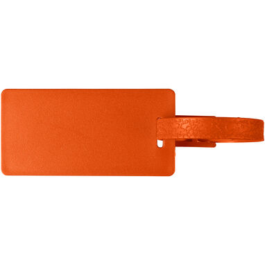 Багажная бирка из переработанных материалов River, цвет оранжевый - 21019131- Фото №3