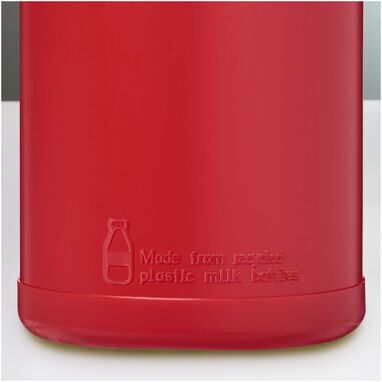 Спортивная бутылка Baseline из переработанного сырья объемом 500 мл., цвет красный - 21044492- Фото №3