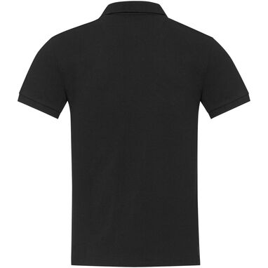 Рубашка-поло Aware™ унисекс с короткими рукавами из переработанного материала, цвет черный  размер XS - 37539900- Фото №3