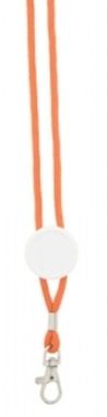 Шнурок для бейджа Perux, колір помаранчевий - AP741990-03- Фото №1