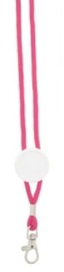 Шнурок для бейджа Perux, цвет розовый - AP741990-25- Фото №1