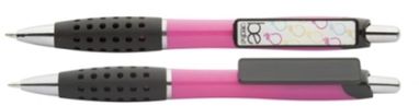 Набор пластиковых ручек Leompy, цвет розовый - AP809377-25- Фото №1