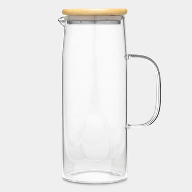 Графин стеклянный BAMBOO PITCHER, цвет коричневый - 56-0304499- Фото №3