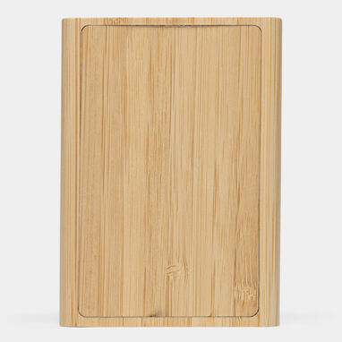 Powerbank BAMBOO EVOLUTION, колір коричневий - 56-1107382- Фото №4