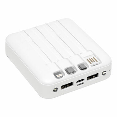 Powerbank PRECIOUS, колір білий - 56-1107384- Фото №11