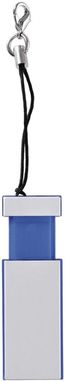 Накопичувач USB Slide 64GB, колір сріблясто-синій - 12331400- Фото №2