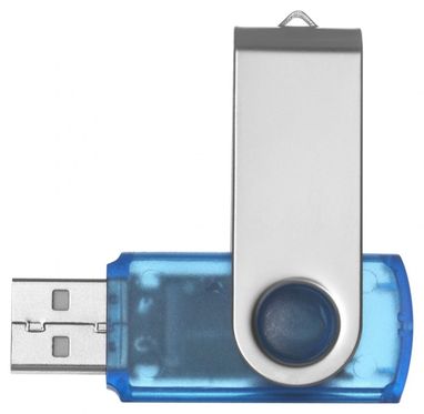 Флешка-твистер 64GB, цвет синий - 12346500- Фото №1