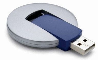 Накопичувач USB  64GB, колір синій - 12314202- Фото №1