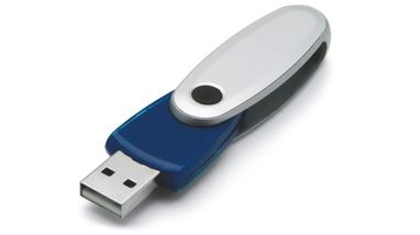 Накопитель USB  64GB, цвет синий - 12331700- Фото №1
