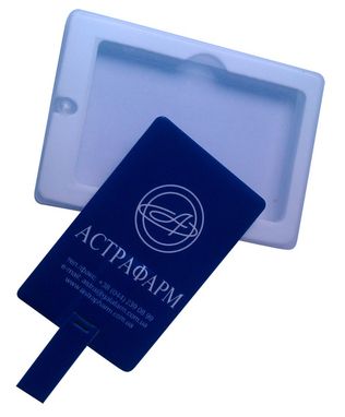 Флешка в форме кредитной карты, объем памяти 16 Gb - 170741-01-16- Фото №6