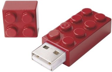 Накопичувач USB  64GB, колір червоний - 12391402- Фото №1