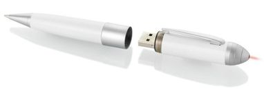 Ручка USB  64GB, цвет белый - 12340001- Фото №1