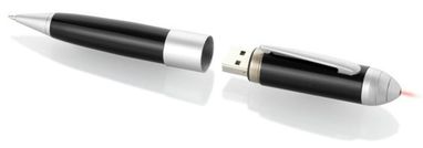 Ручка USB 64GB, цвет черный - 12340000- Фото №1