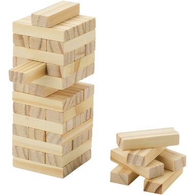 Jumble деревянная игра «падающая башня», цвет натуральный - 10461206- Фото №5