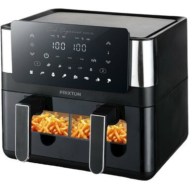 Prixton Cook Organics аэрогриль с двумя конвекторами на 8 л, цвет сплошной черный - 1PA18490- Фото №3