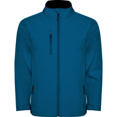 Двошарова куртка SoftShell, колір синій - SS64360445- Фото №1