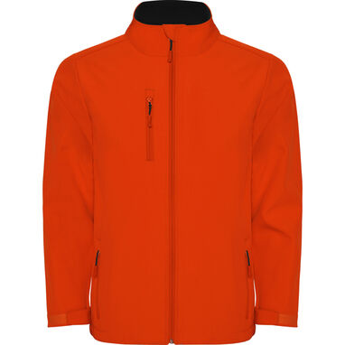 Двухслойная куртка SoftShell, цвет оранжевый - SS643605316- Фото №1