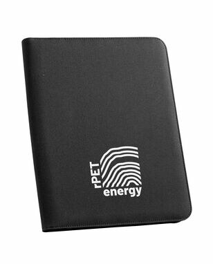 EMERGE FOLDER Папка А4 из 100% rPET 300D на молнии черный - 93579-103- Фото №3
