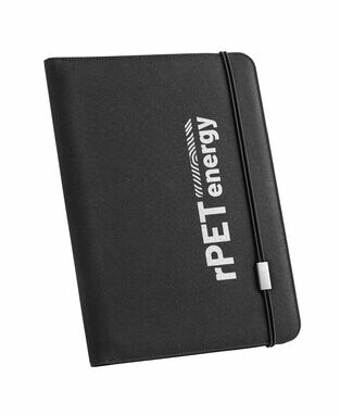 EMERGE FOLDER II Папка A4 из 100% rPET 300D с эластичной застежкой черный - 93580-103- Фото №2