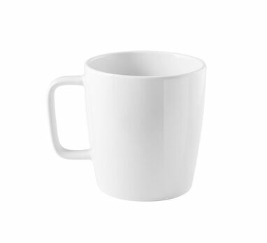DHONI WHITE Керамическая кружка 450 мл белый - 94279-106- Фото №1