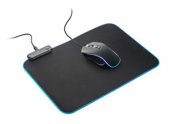 THORNE MOUSEPAD RGB Коврик для игровой мыши со светодиодной RGB-подсветкой из полиэстера черный - 97134-103- Фото №2