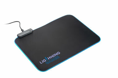 THORNE MOUSEPAD RGB Коврик для игровой мыши со светодиодной RGB-подсветкой из полиэстера черный - 97134-103- Фото №4