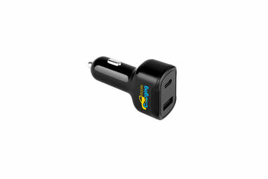 DIRAC Адаптер прикуривателя с портом USB-A 18 Вт и USB-C 20 Вт из 100% rABS черный - 97189-103- Фото №3 DIRAC Адаптер прикуривателя с портом USB-A 18 Вт и USB-C 20 Вт из 100% rABS черный - 97189-103- Фото №3