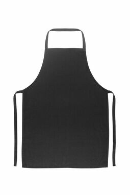 CUMIN. Фартук из хлопчатобумажной саржи (180 г/м²) черный - 99157-103- Фото №1 CUMIN. Фартук из хлопчатобумажной саржи (180 г/м²) черный - 99157-103- Фото №1