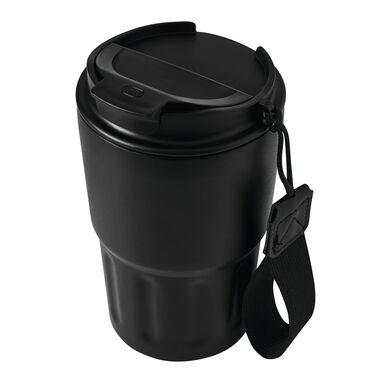 Термокружка TRAVEL MUG, цвет чёрный - 56-0304556- Фото №1