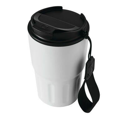 Термокружка TRAVEL MUG, цвет белый - 56-0304558- Фото №1