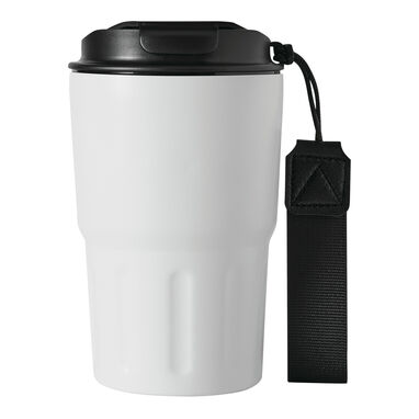Термокружка TRAVEL MUG, цвет белый - 56-0304558- Фото №2
